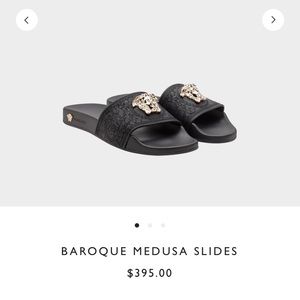 Versace Baroque medusa slides